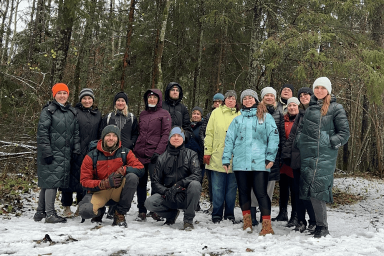 Fujitsu töötajad tervisekuu matkal Pillapalu loodusrajal