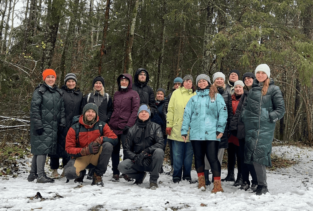 Fujitsu töötajad tervisekuu matkal Pillapalu loodusrajal